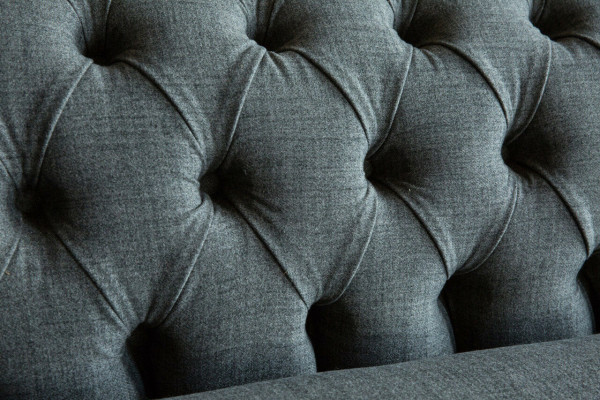 Chesterfield Sofa Couch Polster Sofas Couchen Viersitzer Stoff 265cm Sitzpolster