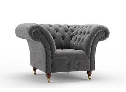 Sessel Metall Design Lounge Club Stuhl Sitz Relax Luxus Zimmer Warte Neu Polster
