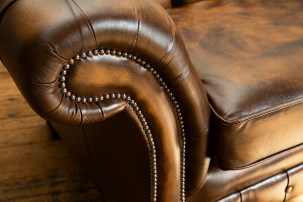Chesterfield Sofa 4 Sitzer Wohnzimmer Couch Couchen Polster Sofas Neu XXL Big