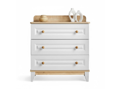Hochwertige Kommode Schlafzimmer 3-Schubladen Sideboard Holz Möbel