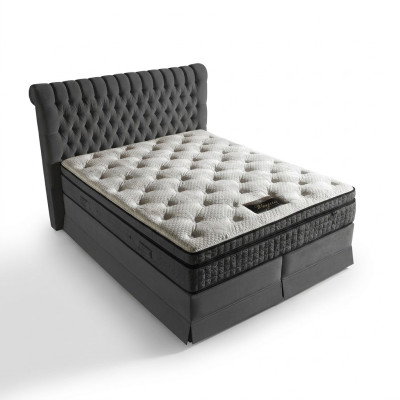 Doppelbett Samt Betten Polster Schlafzimmer Ehe Boxspringbett