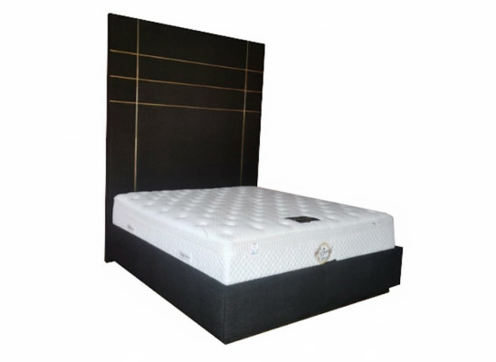 Hotel Doppel Leder Textil Bett Schlafzimmer Polster Luxus Betten Modern Design