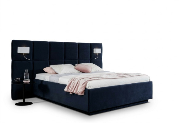 Schlafzimmer Design luxus Bett 200x200 Texil Betten Doppel Bettgestell