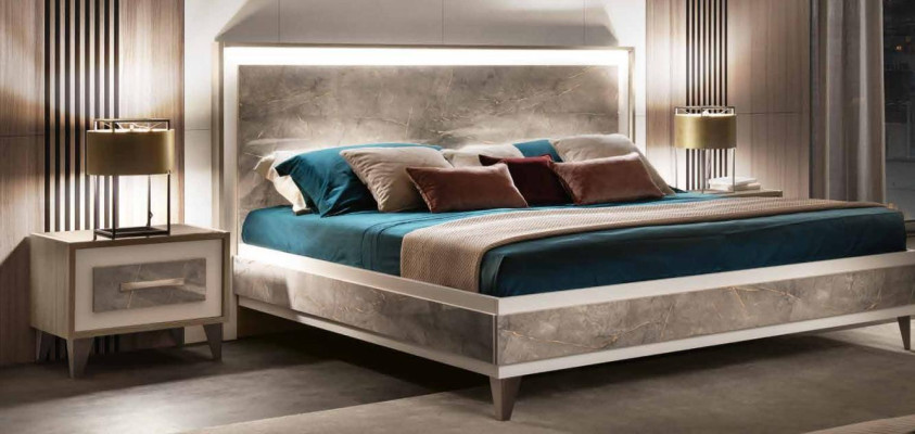 Bett Polster Design Luxus Doppel Hotel Betten Ehe Schlaf Zimmer arredoclassic