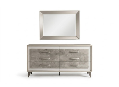 Designer Kommode Anrichte Side Low Board Wohn Zimmer Regal Luxus
