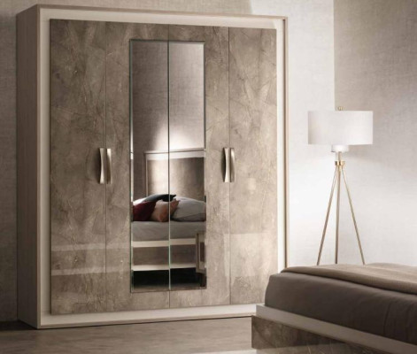 Luxus Kleider Schrank Kleiderschränke Wohnen Schränke Italienische Holz Möbel