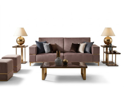 Edler Designer Couchtisch Beistelltisch Sofa Wohnzimmer Tisch Tische Edelstahl