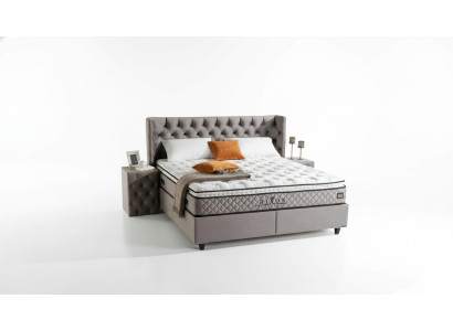 Bettgestell Stoff Möbel Luxus Modern Betten Bett Textil Schlafzimmer Design