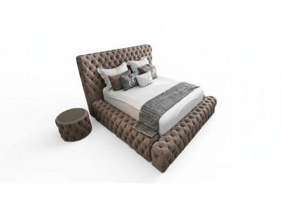 Bett 2x Nachttisch 3 tlg. Schlafzimmer Set Design Möbel Modern Luxus Betten Neu
