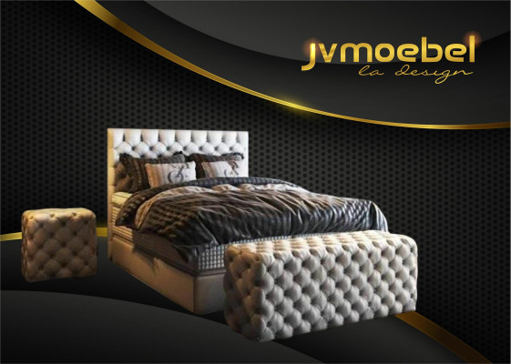 Luxus Bett Boxspringbett Schlafzimmer Betten Design Möbel Samt Matratze Komplett