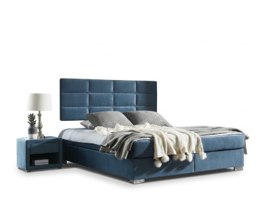 Luxus Boxspring Bett 140 160 180 x 200cm Betten Doppel Schlafzimmer Möbel Stoff