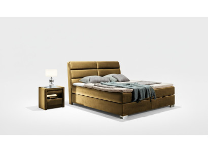 Schlafzimmer Luxus Boxspring Bett Betten Doppel Möbel Stoff 140 160 180 x 200cm