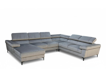 Ecksofa U Form Wohnlandschaft Polsterecke Textil Eckgarnitur Sofas Couchen Neu