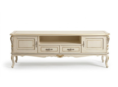 RTV Lowboard rtv Luxus Schrank Tisch Wohnzimmer Holz Möbel Klassisches Low Side Board