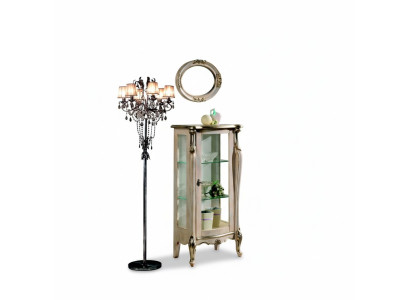 Möbel Holz Stil Barock Regale Glasschrank Vitrine Glasschrank Italienische Möbel