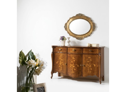 Design Möbel Stil Barock Kommode Schrank Braun Design Luxus Holz