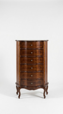 Italienische Möbel Barock Schrank Kommode Designer Luxus Holz Anrichte