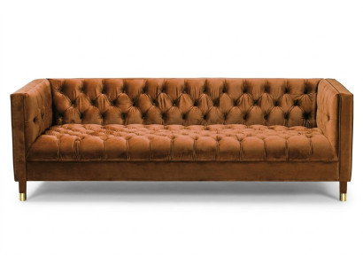 OrangesSofa Chesterfield Couch Textil Stoff Couchen Luxus Möbel 4-Sitzer
