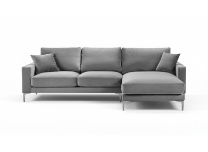Wohnzimmer Ecksofa Grau xxl Big Kreative Möbel Textill Stoff Chesterfield Sofas