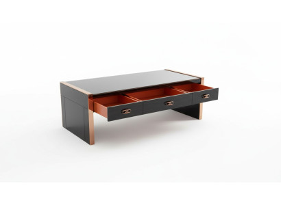 Bürotisch Holz Braun Tisch Arbeitszimmer Tische Büro Modern Design Möbel Luxus