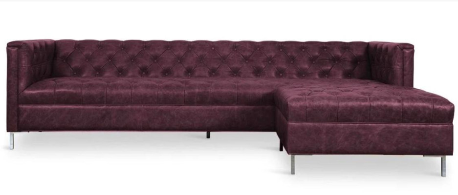 Braune Eckcouch Western Stil Eckgarnitur Ecksofa Eckcouch Garnitur Polster