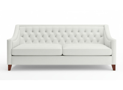 Weiß Dreisitzer Chesterfield Modern Design Couch Textil Sofa Neu Original Möbel