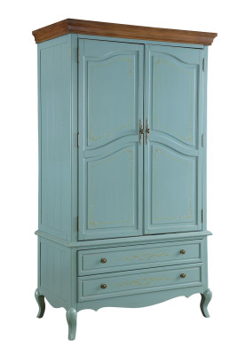 Landhaus Stil Kleiderschrank Design Möbel Schränke Schlafzimmer Weiß Schrank Neu