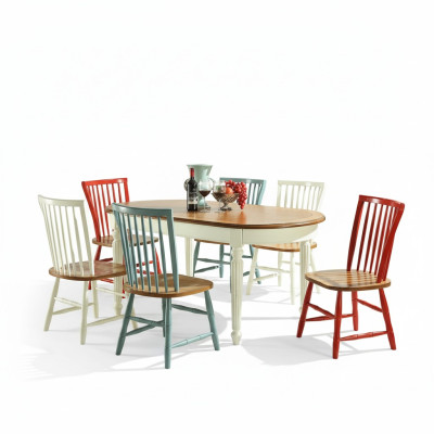 Vitrine Esstisch 6x Esszimmer Set Stuhl Garnitur Tisch Gruppe 8tlg. Set Anrichte