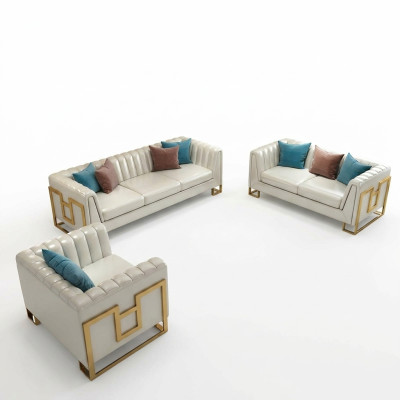Sofagarnitur 3+2+1 Sitzer Wohnlandschaft Sofa Couch Polster Garnitur Sofas