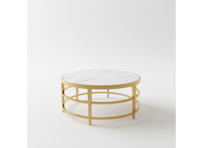 Luxus Wohnzimmer Couchtisch Edelstahl Hochglanz Tische Design Möbel Beistell Neu