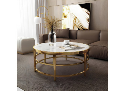 Luxus Wohnzimmer Couchtisch Edelstahl Hochglanz Tische Design Möbel Beistell Neu