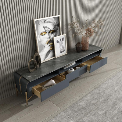 Couchtisch Sideboard 2tlg Wohnzimmer Tisch Lowboard Möbel Schrankwände