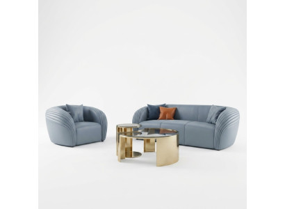 Sofagarnitur 3+1 Sitzer Set Design Sofa Polster Couchen Couch Modern Luxus Neu