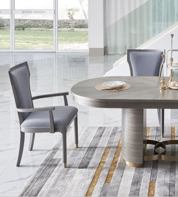Klassisch Designer Ess Tisch + 4 Stühle Set Garnitur Zimmer Gruppe 5 tlg.