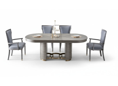 Stuhl Designer Set Sitz Polster Luxus Möbel Lehn Stühle Holz Esszimmer