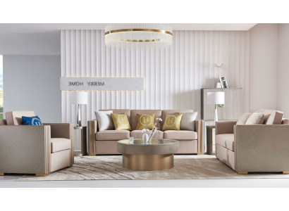 Sofagarnitur Polster 311 Sitzer Set Design Sofas Couchen Textil Modern Garnitur
