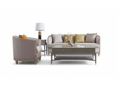 Sofagarnitur Polster 3+1 Sitz Set Design Sofas Couchen Textil Modern Garnituren