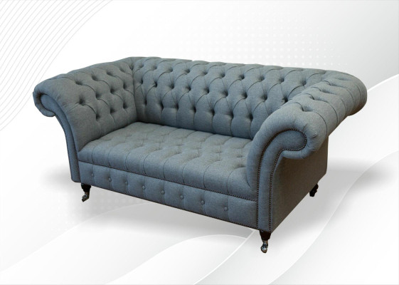 Chesterfield Sofa Couch Polster Designer 2 Sitzer Garnitur Sofas Zweisitzer Neu