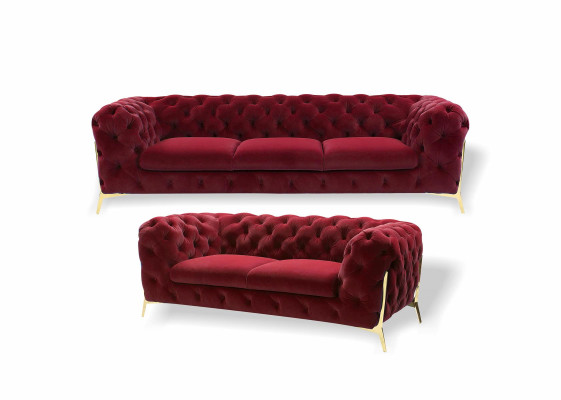 Sofagarnitur 3+2 Sitzer Set Design Sofas Polster Couchen Moderne Couch Sofort