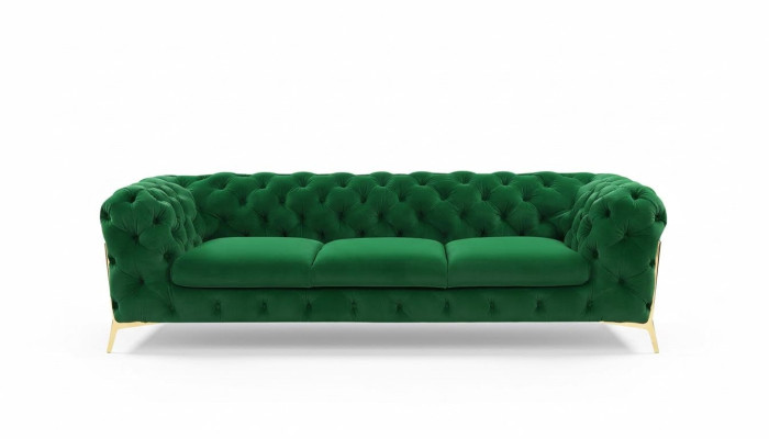 Sofa 3 Sitzer Design Sofas Polster Couchen Leder Relax Chesterfield Sitz Möbel