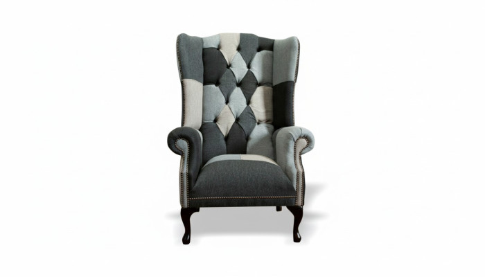 Luxus Polster Klassische Chesterfield Sessel 1 Sitzer Ohrensessel Einsitzer Neu