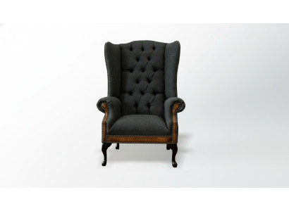 Stuhl 1x Wohnzimmer Polsterstuhl Fernseh Lounge Textil Sitz Sessel