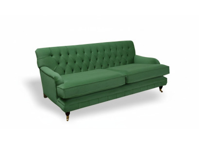 Chesterfield Designer Möbel Hochwertige Dreisitzer Couch Polster Stoff