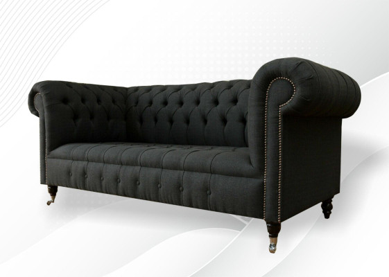 Design Couch Couchen Sofas Stoff Modern Sofagarnitur 3-er Dreistzer Polster
