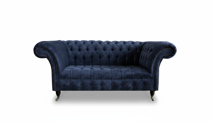 Couch Zweisitzer Klassische Textilsofa Couch Polster Sofa 2 Sitzer Samt Couchen