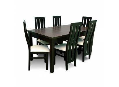 Esstisch Esszimmer Komplett Set 6x Stühle Set Ess Gruppe Holz Tisch Tische 7tlg
