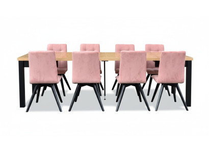Modern Esszimmer Möbel Esstisch + 6 Stühle Komplett Garnitur 7tlg. Set Gruppe