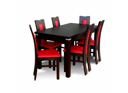 Lehnstuhl Stil Möbel Esszimmer Garnitur Stuhl Gruppe Tisch 7tlg. Set Sets Neu