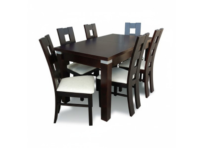 Essgarnitur Esstisch 6 x Stuhl Set Garnitur Tisch Essgruppe 7tlg. Tische Neu