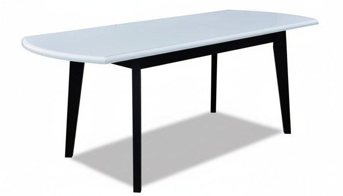 Tische Design Tisch Holztisch Esszimmer Luxus Möbel Weiss Schwarz 80x160/200 cm